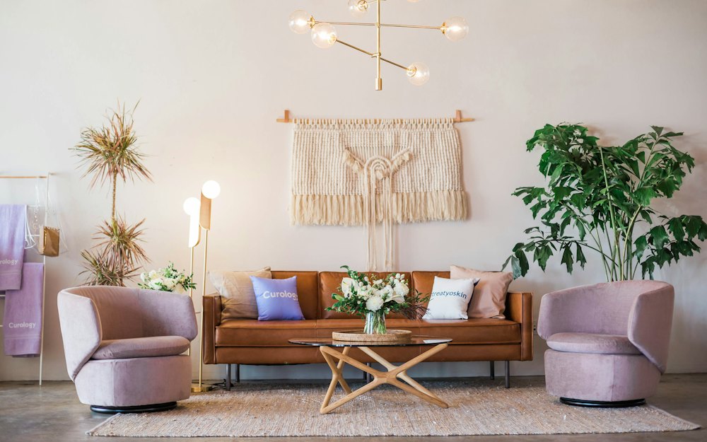 A stylish living room