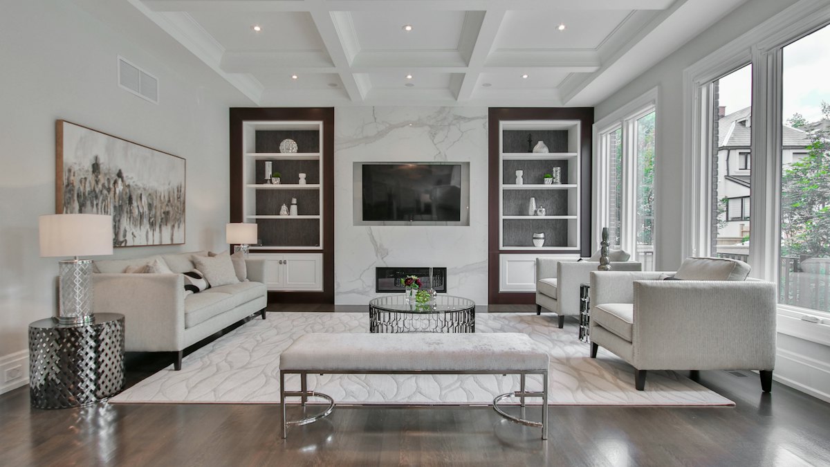 A large furnished living room